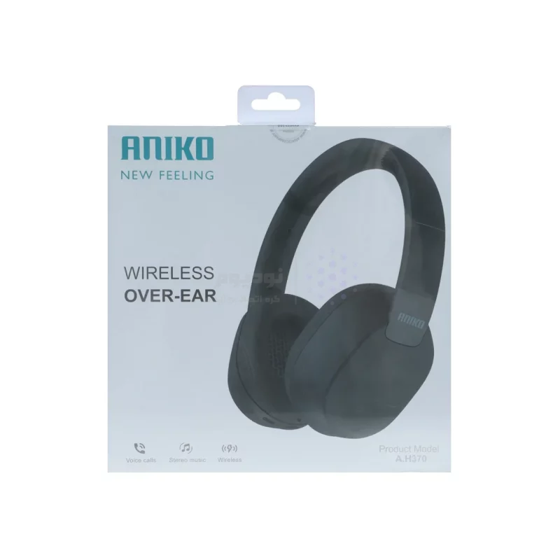 هدفون بی سیم Aniko مدل A.H370 - خاکستری - RYL - تصویر 6