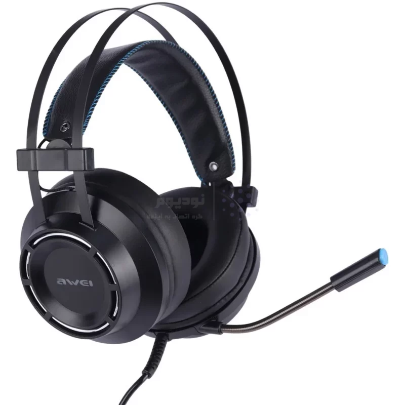 هدفون با سیم awei مدل GM-2 - مشکی - RYL - تصویر 3