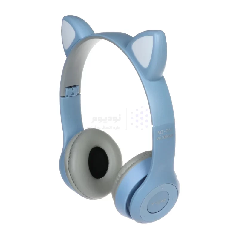 هدفون بی سیم CAT مدل MZ47 - آبی طوسی - تصویر 3