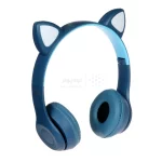 هدفون بی سیم CAT مدل MZ47 - سرمه ای آبی - تصویر 4