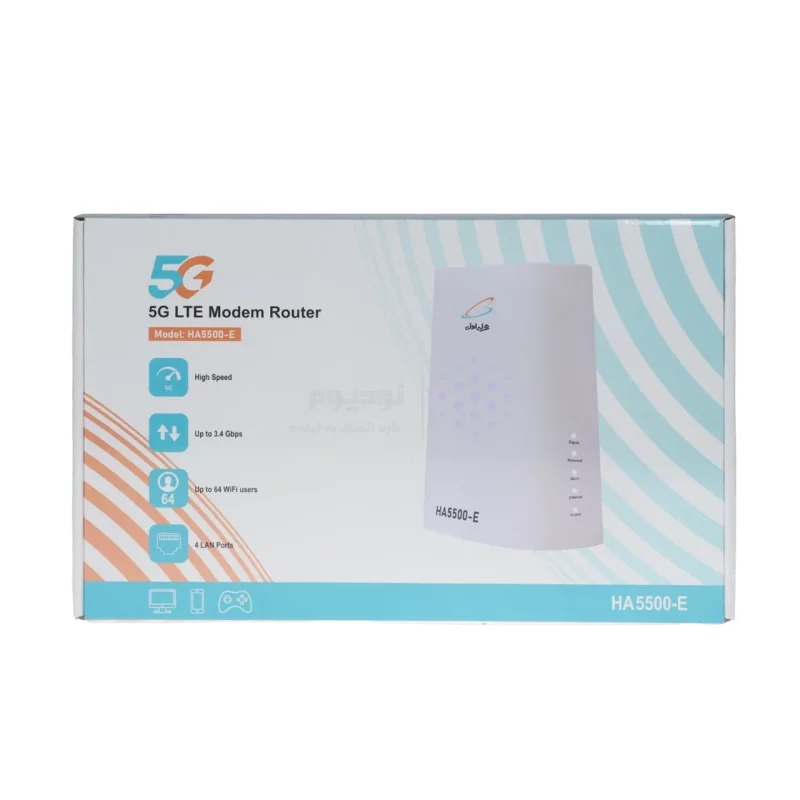 مودم رومیزی همراه اول مدل HA5500-E 5G LTE - سفید (گارانتی یکساله همراه اول) - تصویر 7