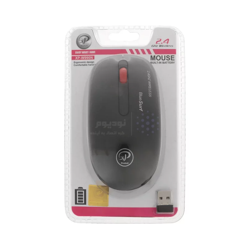 ماوس بی سیم XP Product مدل XP-W990N - مشکی - تصویر 3