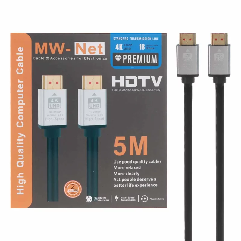 کابل 5 متری RYL - MW-NET HDMI 4K - تصویر 2