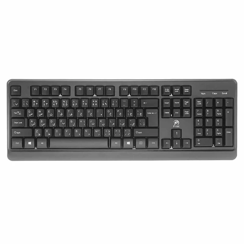 کیبورد بی سیم P-net مدل KB.3000 - مشکی - RYL - تصویر 2