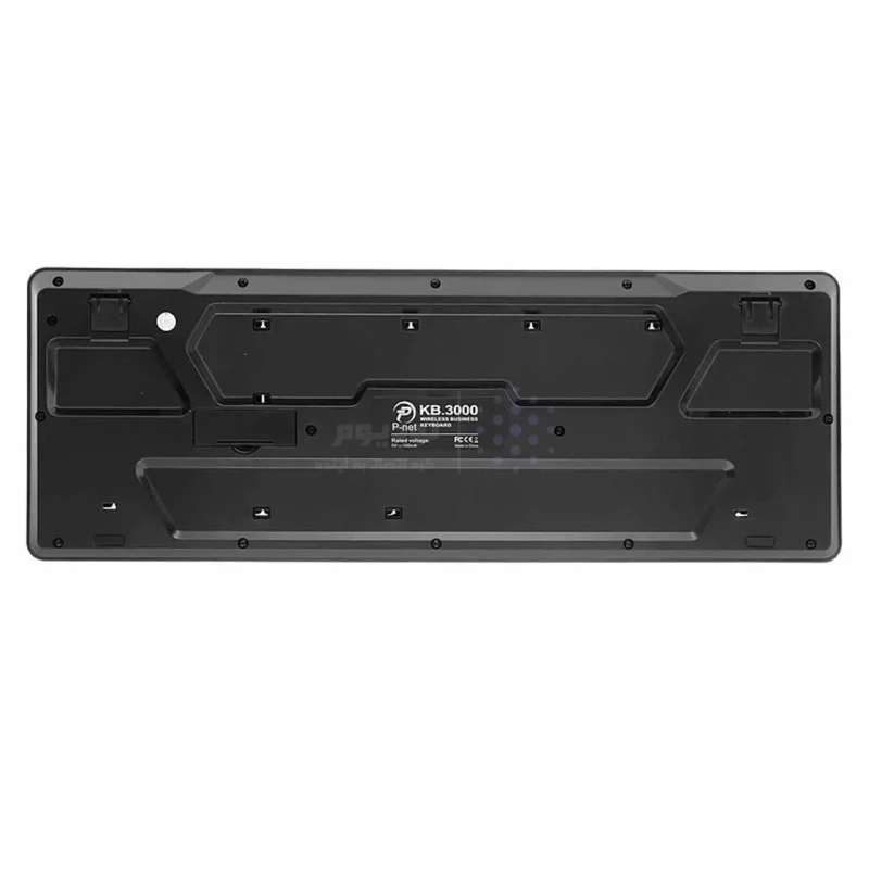 کیبورد بی سیم P-net مدل KB.3000 - مشکی - RYL - تصویر 3