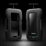 هارد اکسترنال ADATA مدل Durable HD330 ظرفیت 2TB - مشکی (گارانتی شرکت آونگ) - تصویر 6