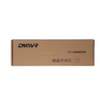کیبورد باسیم Dkivr مدل K310 - مشکی سفید - تصویر 5