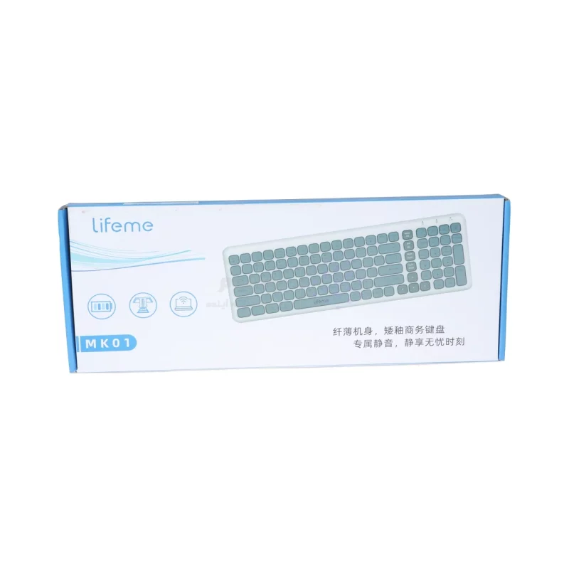 کیبورد بی سیم Lifeme مدل MK01 - سفید - تصویر 5