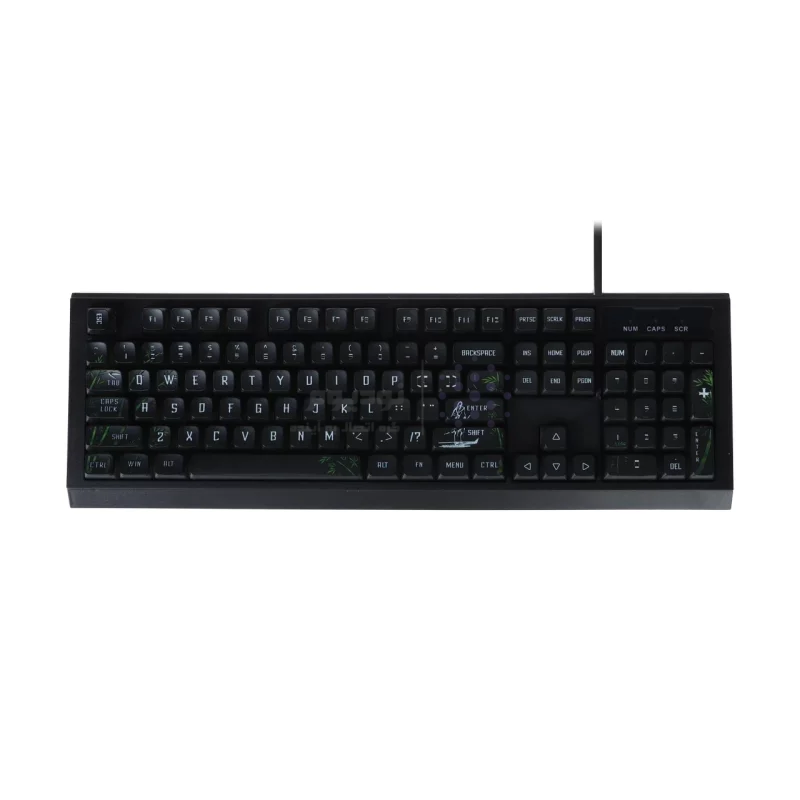کیبورد باسیم Aiguox مدل GK-808 - مشکی - تصویر 4