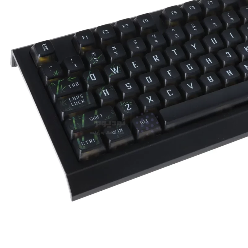 کیبورد باسیم Aiguox مدل GK-808 - مشکی - تصویر 5