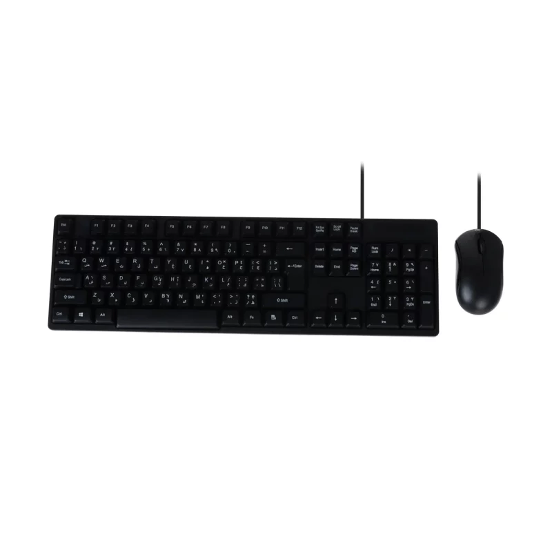 ماوس و کیبورد باسیم مدل C8800 - مشکی - تصویر 2