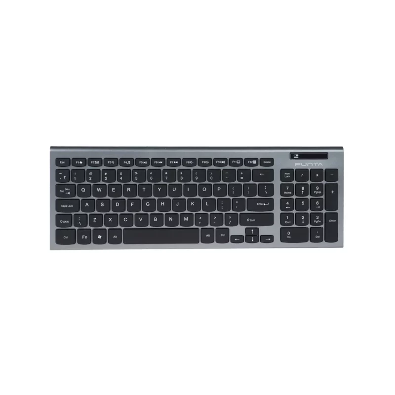 کیبورد بی سیم Punta مدل Sleek - مشکی - تصویر 2