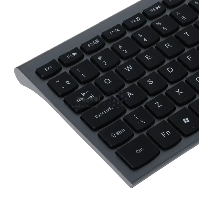کیبورد بی سیم Punta مدل Sleek - مشکی - تصویر 4
