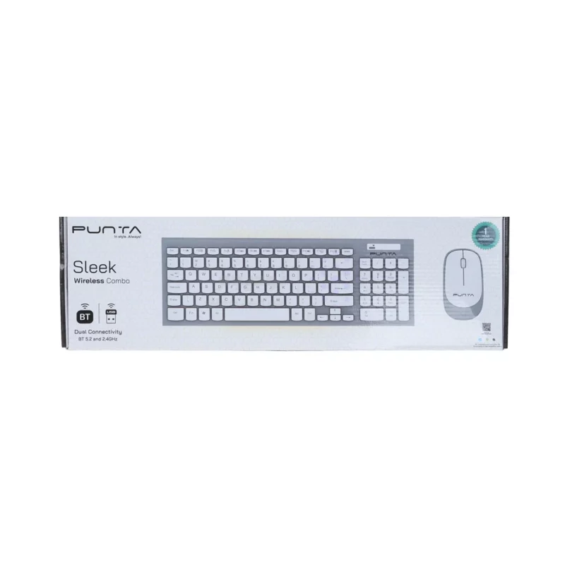 کیبورد بی سیم Punta مدل Sleek - مشکی - تصویر 5