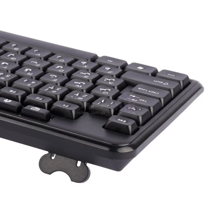 ماوس و کیبورد بی سیم Liggo مدل KW807 - مشکی - RYL - تصویر 9
