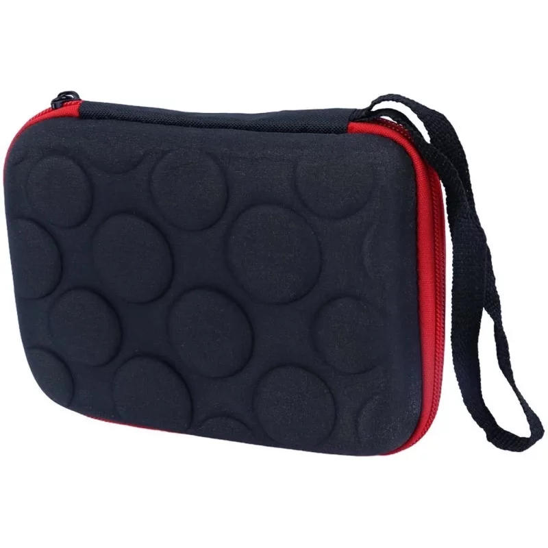 کیف هارد سایز 15x12 سانتیمتری - مشکی قرمز - RYL - تصویر 2