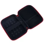 کیف هارد سایز 15x12 سانتیمتری - مشکی قرمز - RYL - تصویر 3