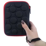 کیف هارد سایز 15x12 سانتیمتری - مشکی قرمز - RYL - تصویر 4