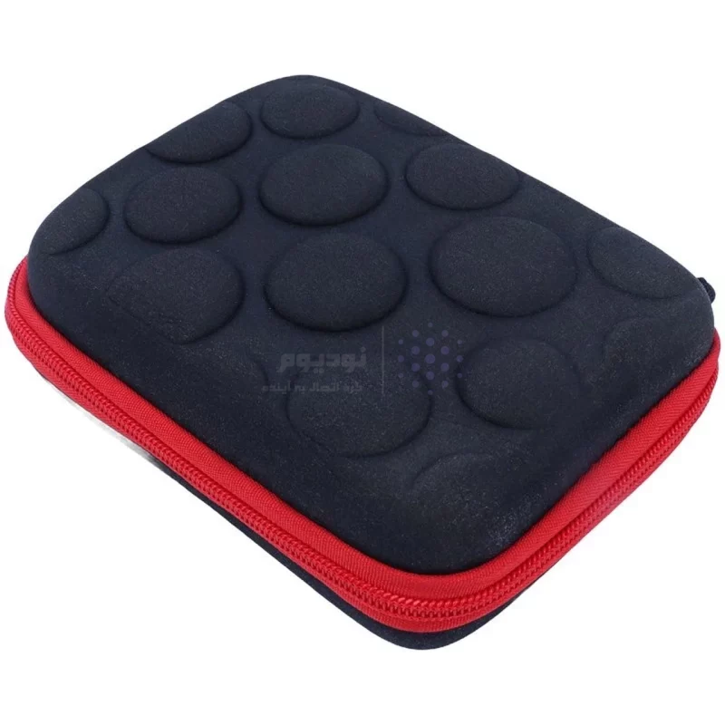 کیف هارد سایز 15x12 سانتیمتری - مشکی قرمز - RYL - تصویر 5