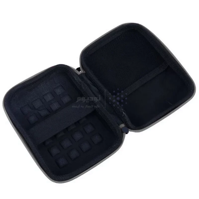 کیف هارد سایز 15x12 سانتیمتری - مشکی طوسی - RYL - تصویر 3