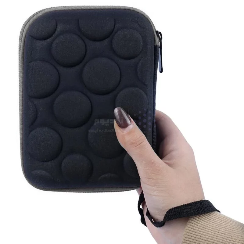 کیف هارد سایز 15x12 سانتیمتری - مشکی طوسی - RYL - تصویر 4