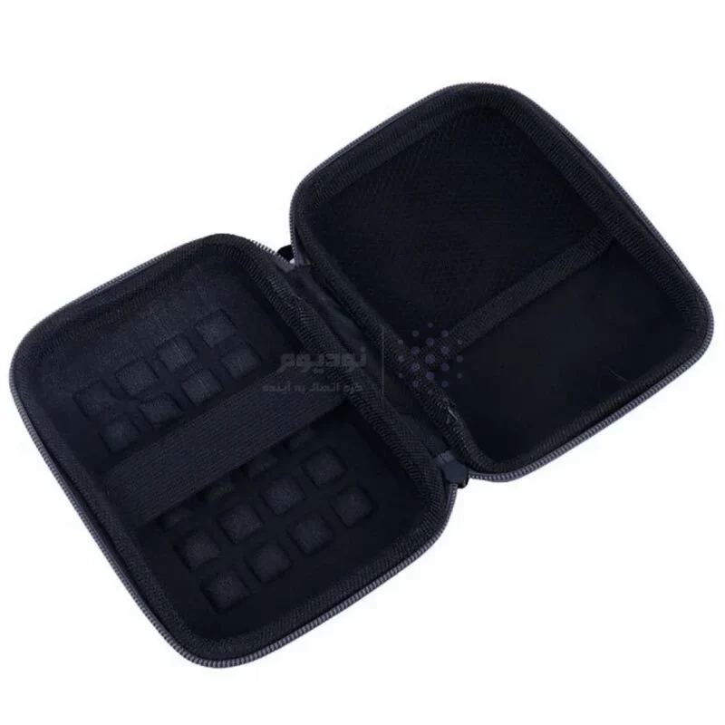 کیف هارد سایز 15x12 سانتیمتری - مشکی خاکستری - RYL - تصویر 3