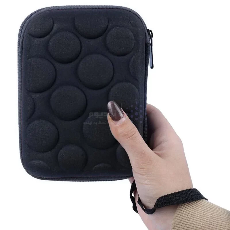 کیف هارد سایز 15x12 سانتیمتری - مشکی خاکستری - RYL - تصویر 5