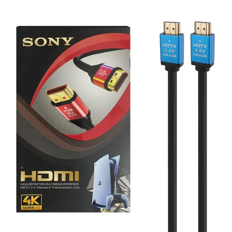 کابل 1.5 متری Sony HDMI 4k- مشکی - تصویر 2