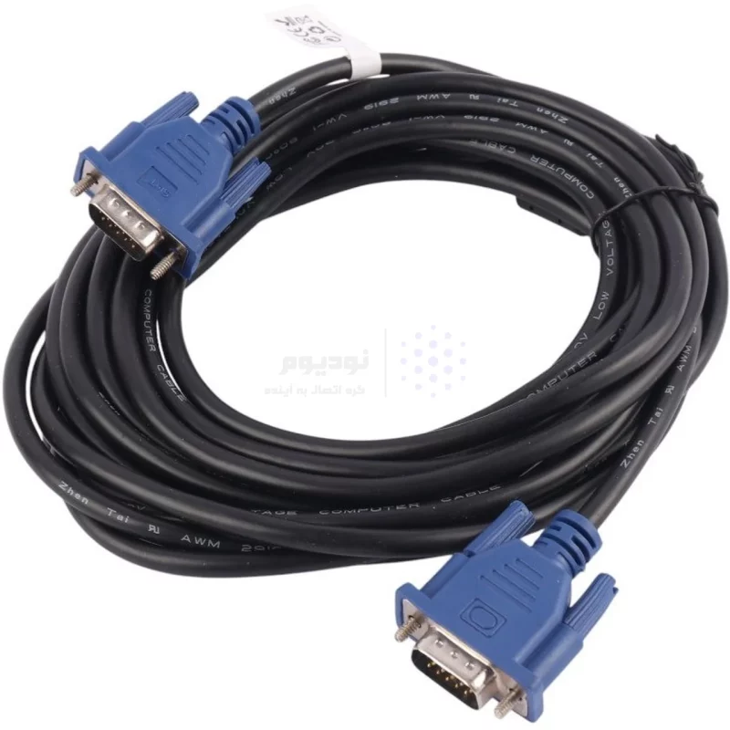 کابل 5 متری SunWest VGA - مشکی - TCO - تصویر 4