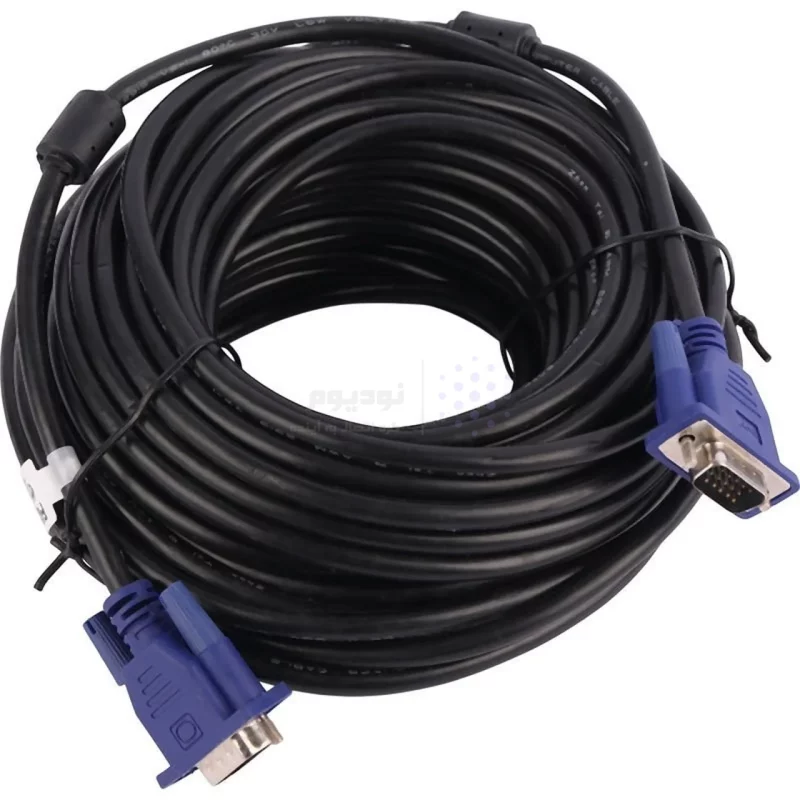 کابل 20 متری SunWest VGA - مشکی - TCO - تصویر 3