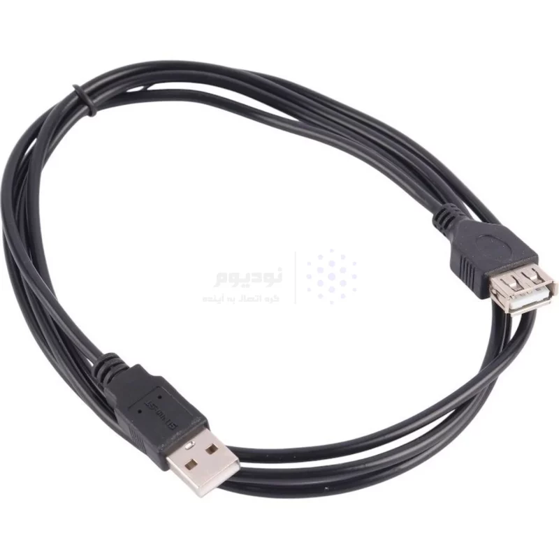 کابل افزایش طول 1.5 متری SunWest USB2.0 - مشکی - TCO - تصویر 3