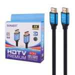 کابل 3 متری SunWest HDMI 2160P - مشکی - TCO