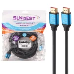 کابل 5 متری SunWest HDMI 2160P - مشکی - TCO