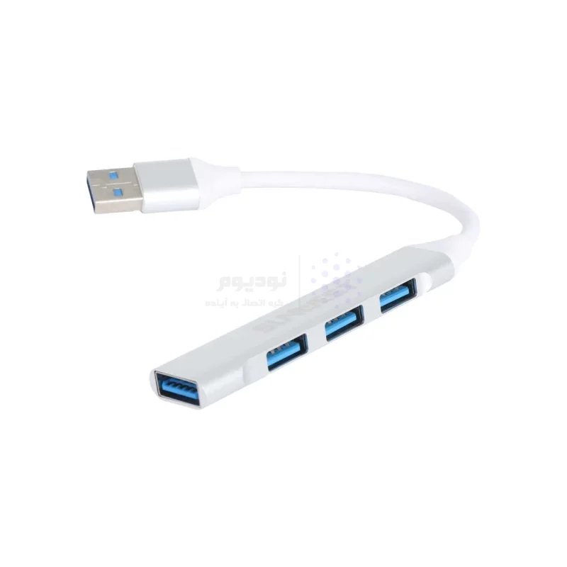 هاب 4 پورت SunWest مدل SH-232 - نقره ای - TCO - تصویر 3