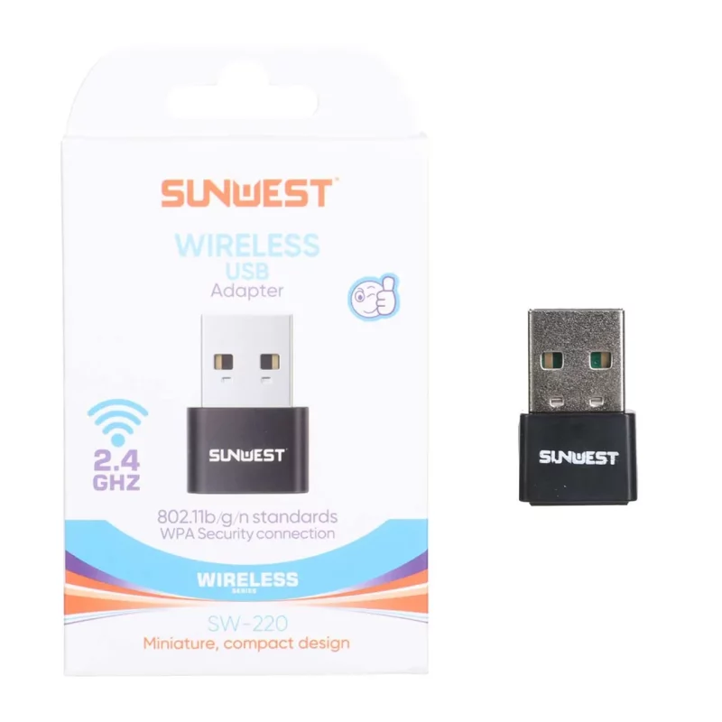 کارت شبکه بی سیم SunWest مدل SW-220 - مشکی - TCO - تصویر 2