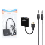تبدیل SunWest HDMI To VGA مدل SH-422 - مشکی - TCO