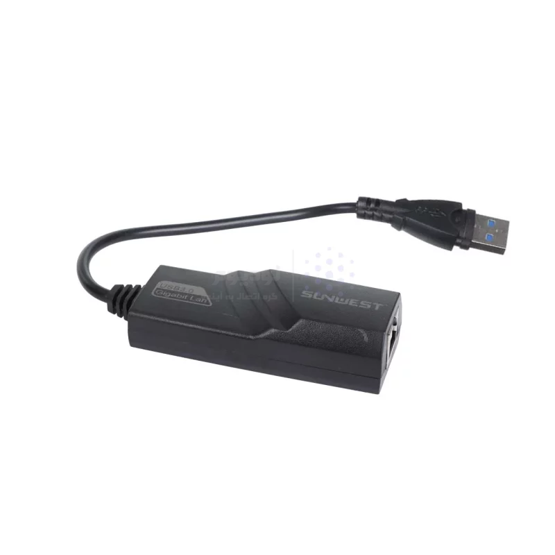 کارت شبکه SunWest USB مدل SA-214 - مشکی - TCO - تصویر 3