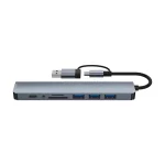 هاب 8 پورت USB & Type-C - خاکستری - RH - تصویر 4