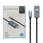 کابل 2 متری Type-C To HDMI 4K - مشکی - RH