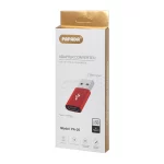 تبدیل Papada USB TO Type-C مدل PA-20 - قرمز - تصویر 3