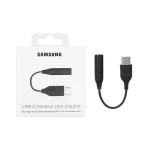 تبدیل Type-C به جک 3.5 میلیمتری Samsung - مشکی - RH