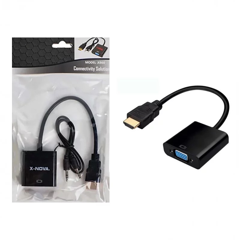 تبدیل HDMI To VGA مدل X860 - مشکی - RYL - تصویر 2