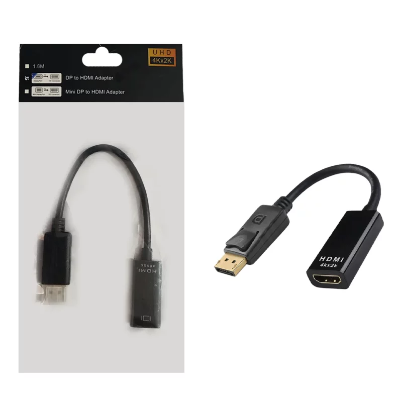 تبدیل DP To HDMI - مشکی - تصویر 2