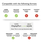 تبدیل DP To HDMI - مشکی - تصویر 3