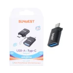 تبدیل SunWest Type-C To USB مدل SC-239 - مشکی - TCO