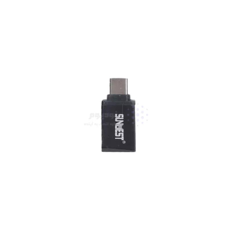 تبدیل SunWest Type-C To USB3.0 مدل OT-100 - مشکی - TCO - تصویر 3