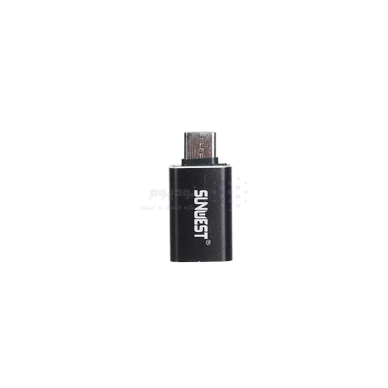 تبدیل SunWest Type-C To USB3.0 مدل OT-120 - مشکی - TCO - تصویر 3