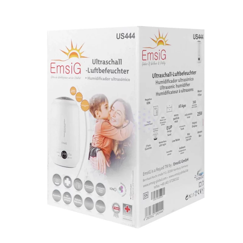 دستگاه بخور سرد EmsiG مدل US444 - سفید (گارانتی 24 ماهه طلایی) - تصویر 10