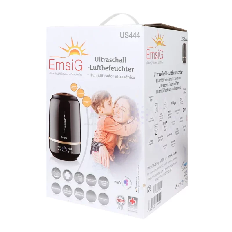 دستگاه بخور سرد EmsiG مدل US444 - مشکی (گارانتی 24 ماهه طلایی) - تصویر 7