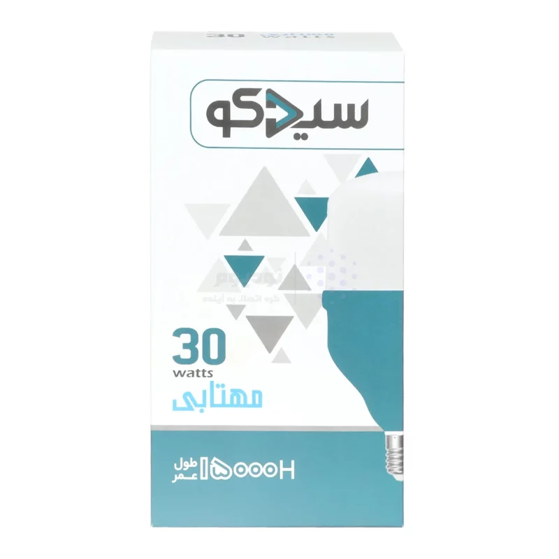 لامپ استوانه ای Sidco مدل E27 30W - مهتابی - تصویر 5